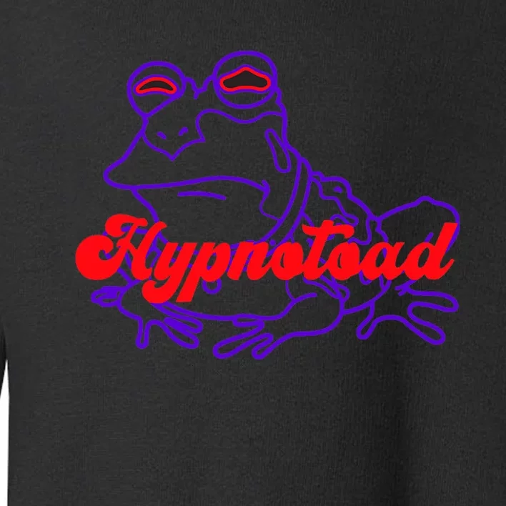 H_ypnotoad Funny Frog Football Coach Design Gift Fan Toddler Sweatshirt