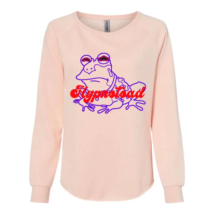 H_ypnotoad Funny Frog Football Coach Design Football Lovers Gift Womens California Wash Sweatshirt