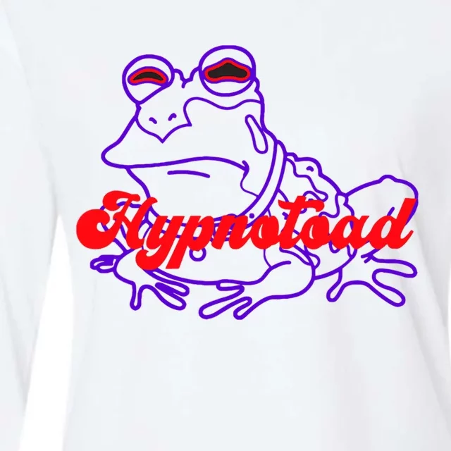 H_ypnotoad Funny Frog Football Coach Design Football Lovers Gift Womens Cotton Relaxed Long Sleeve T-Shirt