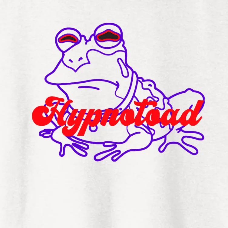 H_ypnotoad Funny Frog Football Coach Design Football Lovers Gift Women's Crop Top Tee