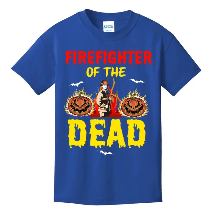 Halloween Firefighter Fire Fire Rescue Departt Ghost Meaningful Gift Kids T-Shirt