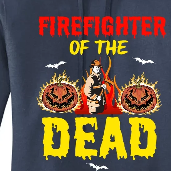 Halloween Firefighter Fire Fire Rescue Departt Ghost Meaningful Gift Women's Pullover Hoodie