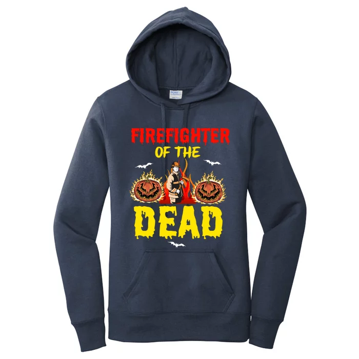 Halloween Firefighter Fire Fire Rescue Departt Ghost Meaningful Gift Women's Pullover Hoodie