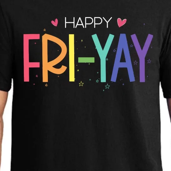 Happy Friyay Friday Funny Teacher Life Happy Friday Pajama Set