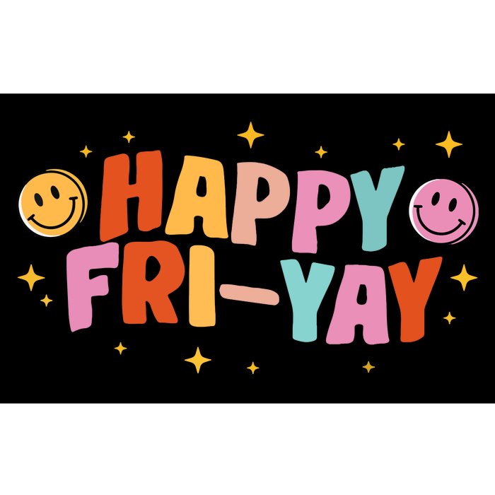 Happy Friyay Friday Lovers Fun Teacher Tgif Bumper Sticker