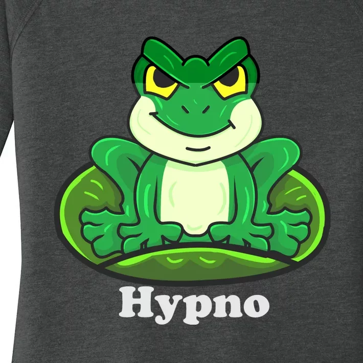 Hypno Funny Frog Football Coach Cute Plus Size, Funny Frog Sayings for Shirts Women's Perfect Tri Tunic Long Sleeve Shirt