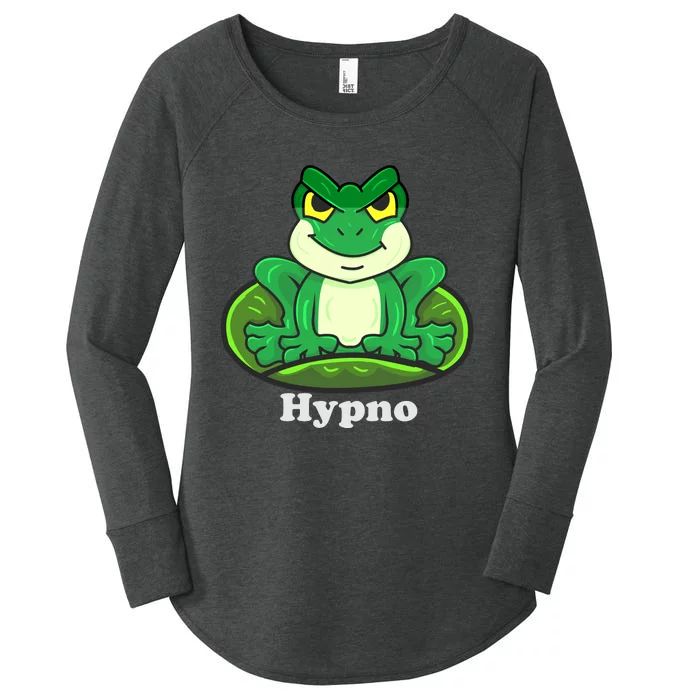 Hypno Funny Frog Football Coach Cute Plus Size, Funny Frog Sayings for Shirts Women's Perfect Tri Tunic Long Sleeve Shirt