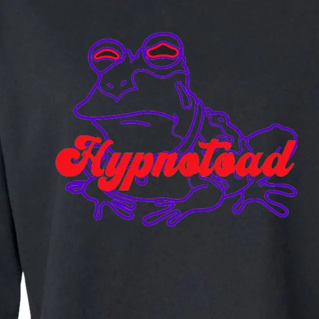 Hypnotoad Funny Frog Football Coach Cropped Pullover Crew