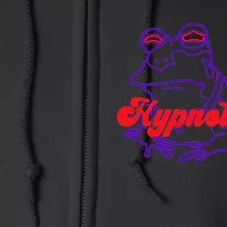 Hypnotoad Funny Frog Football Coach Full Zip Hoodie