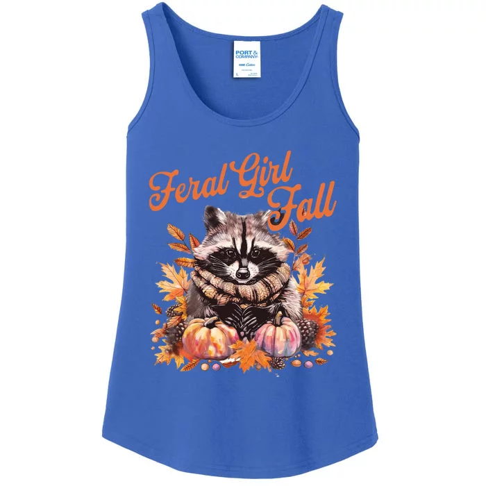 Halloween Feral Fall Fall Vibes Spooky Season Cool Gift Ladies Essential Tank