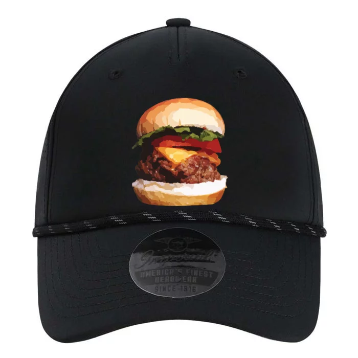 Hamburger Funny Gift Cheeseburger Funny Gift Cool Gift Performance The Dyno Cap