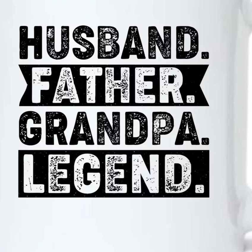 Husband Father Grandpa Legend Present For Fathers Day Funny Gift Black Color Changing Mug