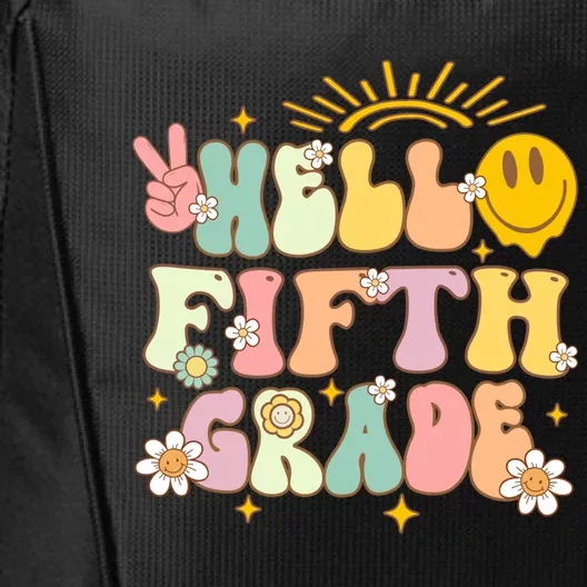 Hello Fifth Grade Eletary 5Th Grade Team Back To School Gift City Backpack