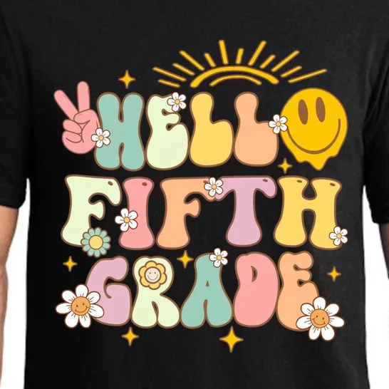 Hello Fifth Grade Eletary 5Th Grade Team Back To School Gift Pajama Set