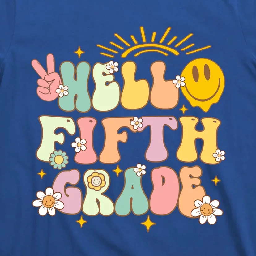 Hello Fifth Grade Eletary 5Th Grade Team Back To School Gift T-Shirt