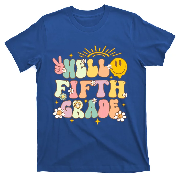 Hello Fifth Grade Eletary 5Th Grade Team Back To School Gift T-Shirt