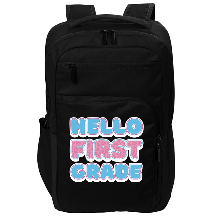 Hello First Grade Back To School Impact Tech Backpack