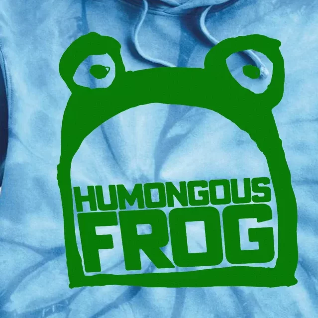 Humongous Frog Green Tie Dye Hoodie