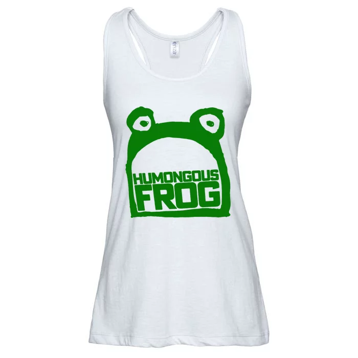 Humongous Frog Green Ladies Essential Flowy Tank