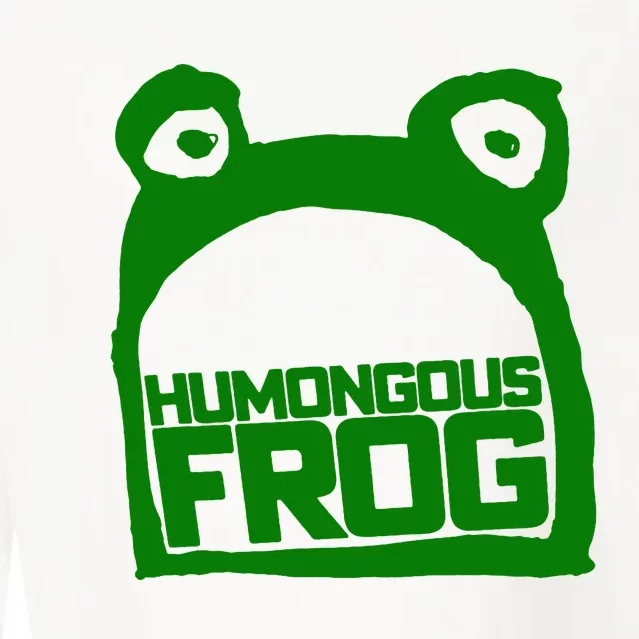 Humongous Frog Green Cropped Pullover Crew