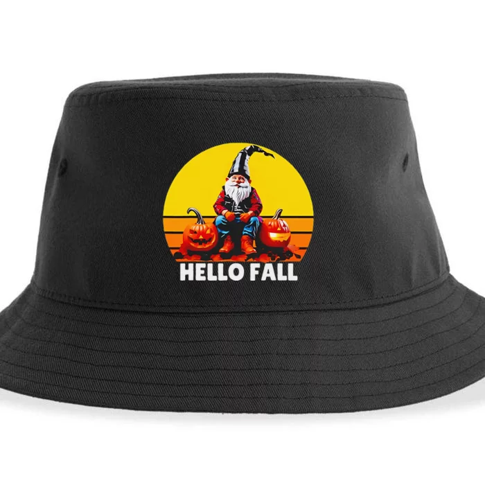 Hello Fall Genome Retro Sustainable Bucket Hat