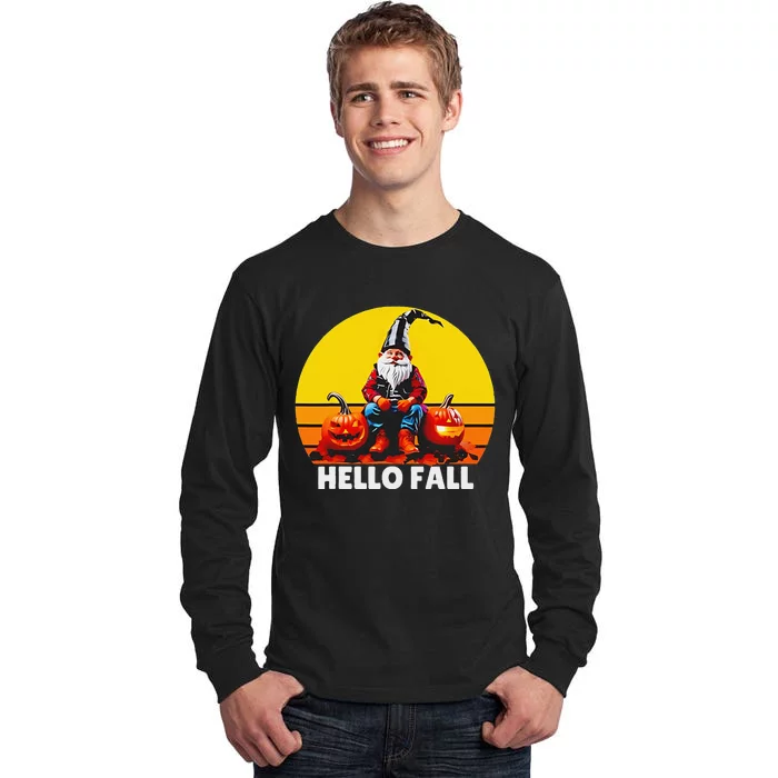 Hello Fall Genome Retro Tall Long Sleeve T-Shirt