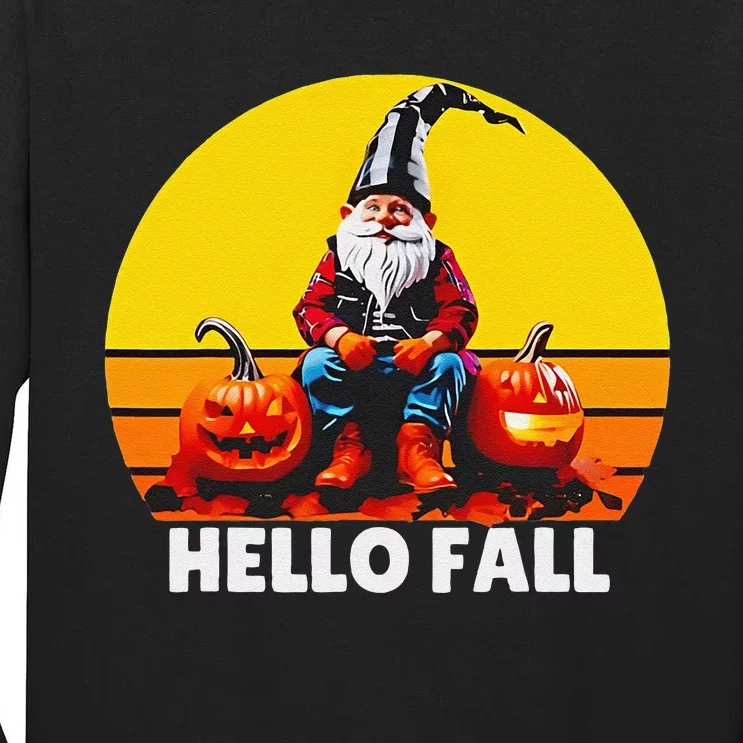 Hello Fall Genome Retro Tall Long Sleeve T-Shirt