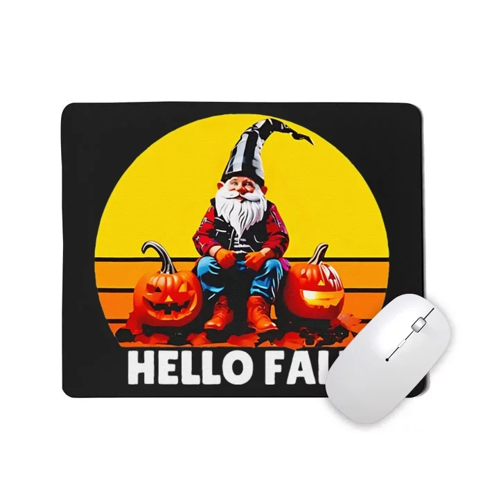 Hello Fall Genome Retro Mousepad