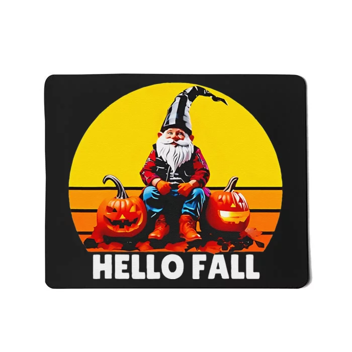 Hello Fall Genome Retro Mousepad