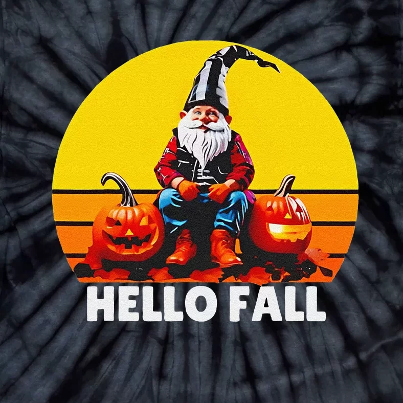 Hello Fall Genome Retro Tie-Dye T-Shirt