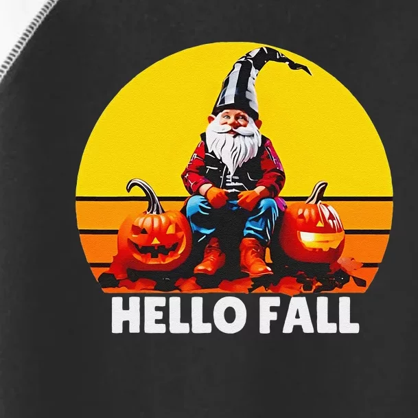 Hello Fall Genome Retro Toddler Fine Jersey T-Shirt