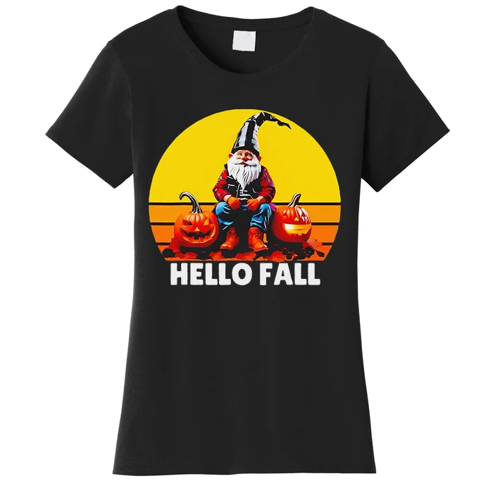 Hello Fall Genome Retro Women's T-Shirt