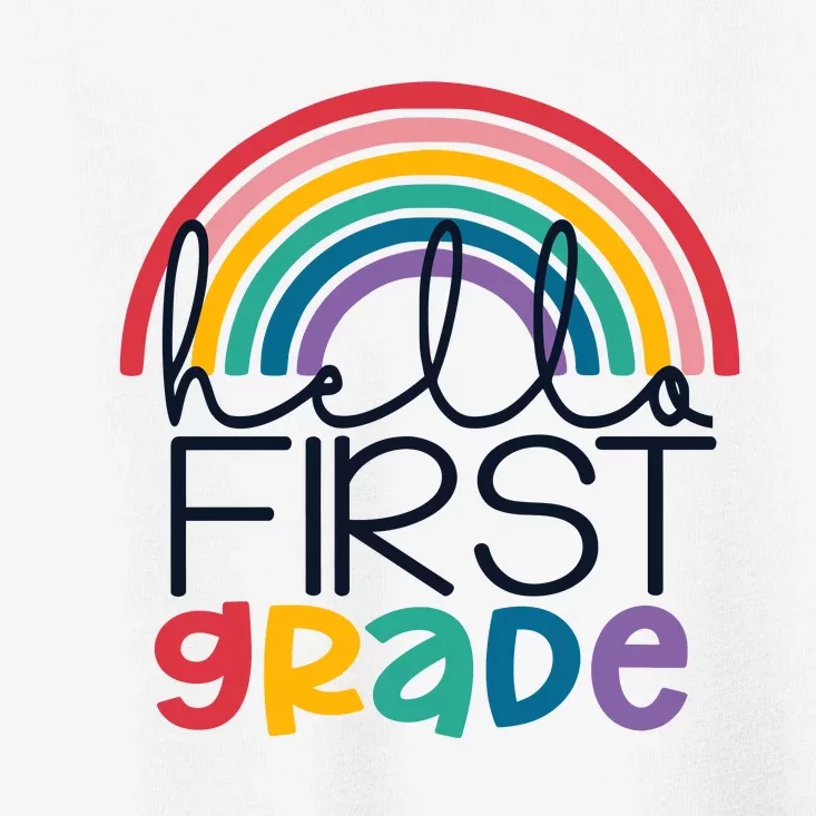 Hello First Grade First Day Of School Back To School 1st Grade Student Toddler T-Shirt