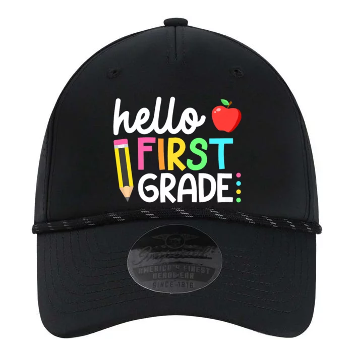 Hello First Grade Team 1st Grade Back To School Teacher Performance The Dyno Cap