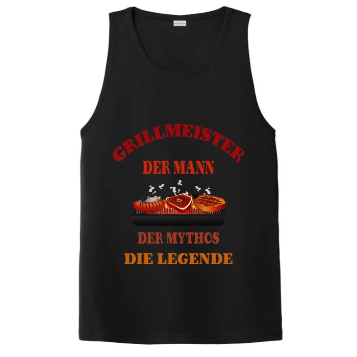 Husband Father Grillmaster Hero Father Gifts Performance Tank