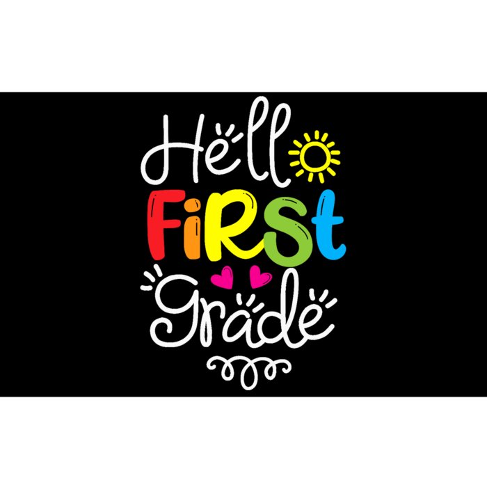 Hello First Grade Fun 1st Grade Back to School Gift Bumper Sticker