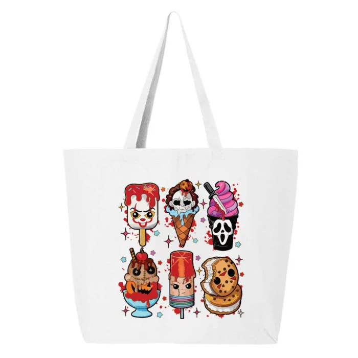 Horror Fan Gift Horror Ice Cream Dripping Ice Cream 25L Jumbo Tote