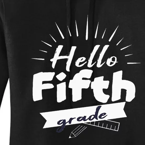 Hello Fifth Grade Women's Pullover Hoodie