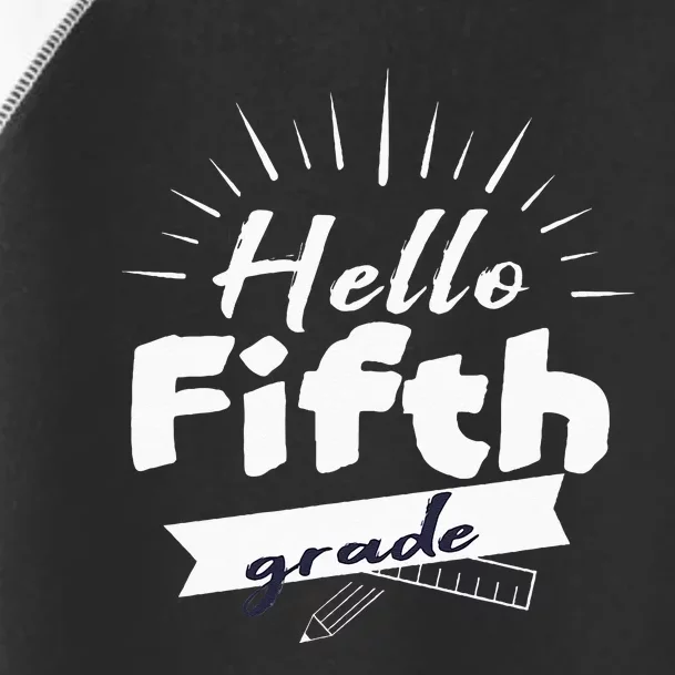 Hello Fifth Grade Toddler Fine Jersey T-Shirt