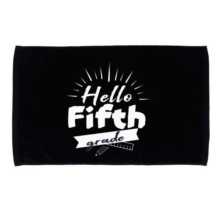 Hello Fifth Grade Microfiber Hand Towel