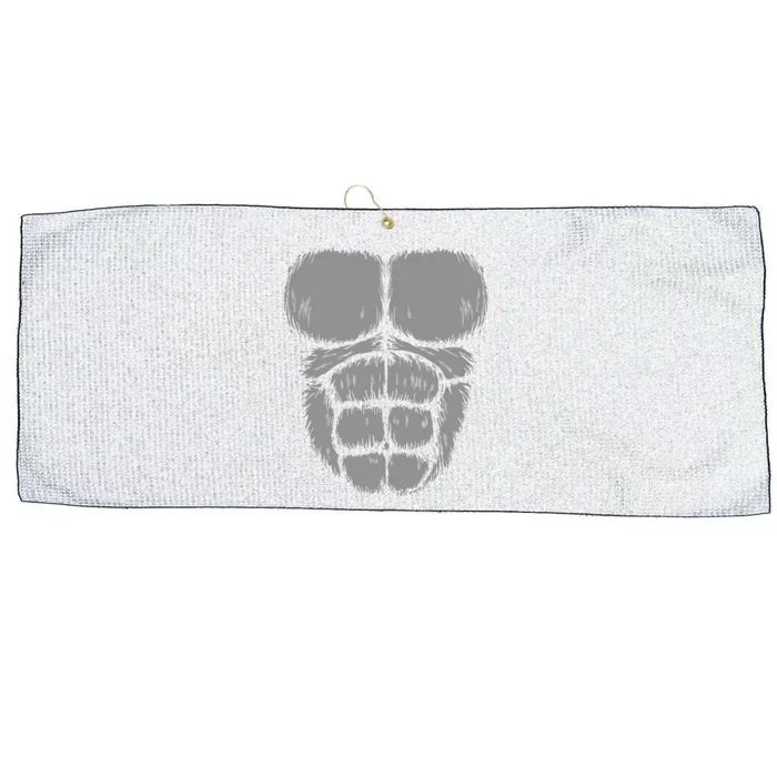 Halloween Funny Gorilla Monkey Belly Chest Costume Large Microfiber Waffle Golf Towel