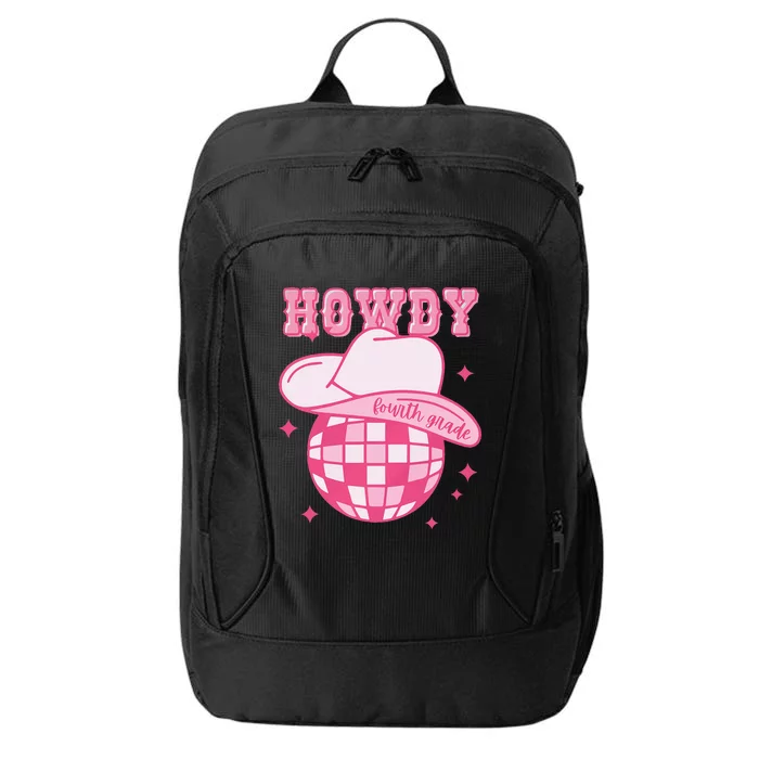 Howdy Fourth Grade Disco Cowboy Back To School Teacher City Backpack