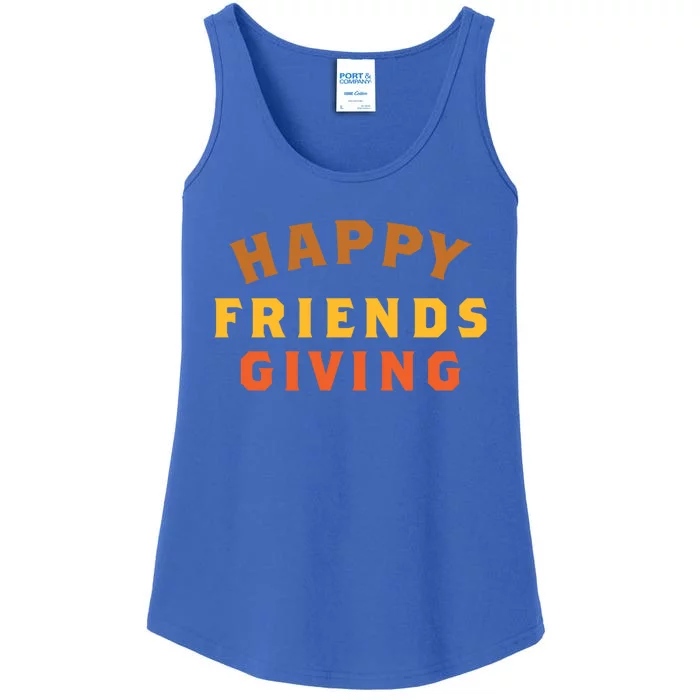 Happy Friends Giving Gift Ladies Essential Tank