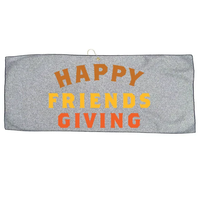 Happy Friends Giving Gift Large Microfiber Waffle Golf Towel