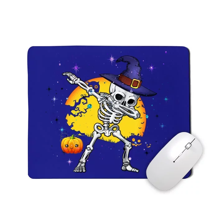 Halloween Funny Gift Dabbing Skeleton Witch Meaningful Gift Mousepad