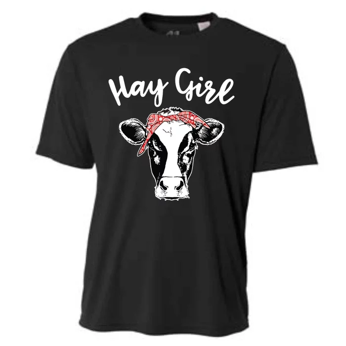 Hay Farmer Gift Cattle Cow Lovers Cooling Performance Crew T-Shirt