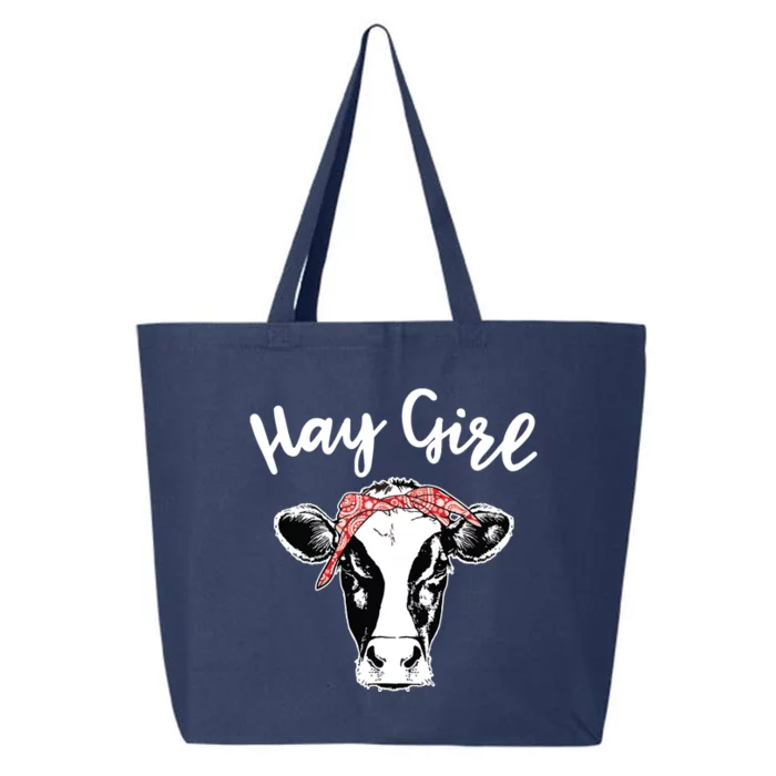 Hay Farmer Gift Cattle Cow Lovers 25L Jumbo Tote