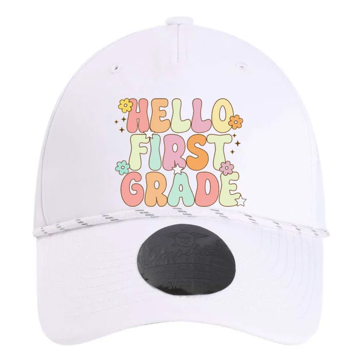 Hello First Grade Team 1st Grade Back To School Teacher Performance The Dyno Cap