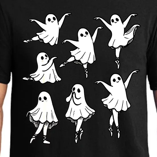 Halloween Funny Ghost Ballet Dancer Spooky Dance Teacher Gift Pajama Set