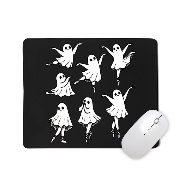 Halloween Funny Ghost Ballet Dancer Spooky Dance Teacher Gift Mousepad